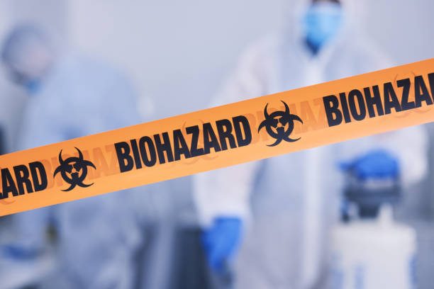 Professional Biohazard technician working in Orange Lake, FL